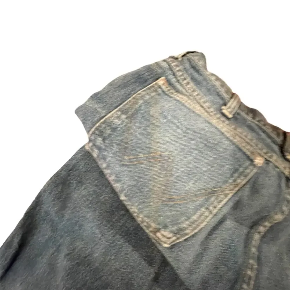 VTG Wrangler cotton unisex high waist jeans size 33 - Picture 2 of 10